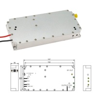 Module amplificateur de puissance RF GaN 50W avec circulateur et module anti-FPV LoRa 433MHz 1.2G 2.4G