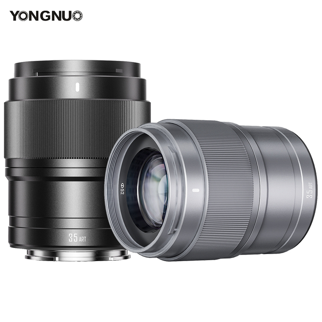 YONGNUO YN35mm F1.8S DA Art E-Mount Auto Focus Lens Fast Quiet Large Aperture for Mirrorless Cameras Box