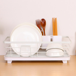 Nouveau plateau de <span class=keywords><strong>filtre</strong></span> à <span class=keywords><strong>eau</strong></span> domestique support de rangement simple blanc comptoir égouttoir <span class=keywords><strong>porte</strong></span>-ustensiles de cuisine - Product Image 4
