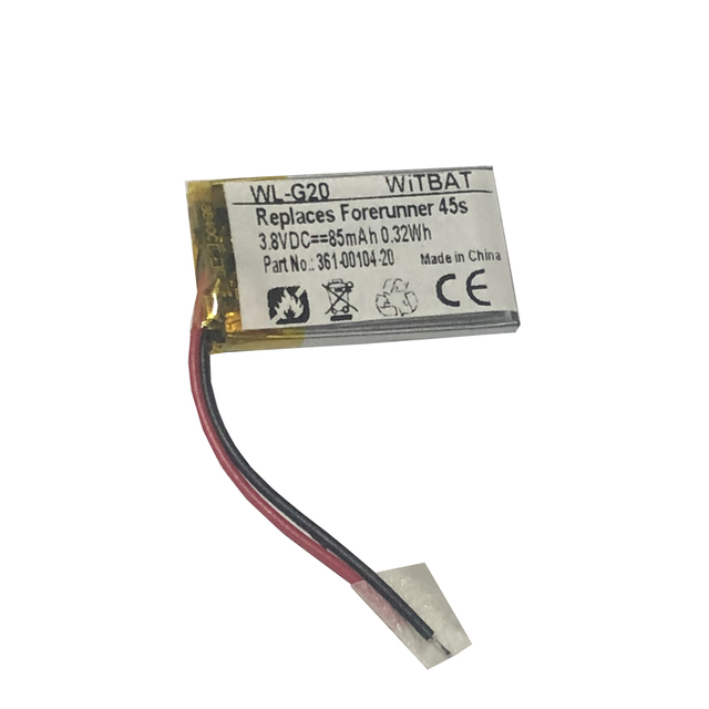 Li-po Battery 361-00104-20 for Forerunner 45s Smart Watch Battery