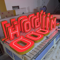Letras 3D Personalizadas para Publicidad, Letrero con Logotipo de Tienda, Letrero Luminoso Acrílico con Letras LED, Letrero Interior para Tienda, Letrero Exterior para Pared de Tienda