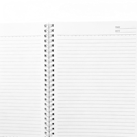 Carnet à spirale premium doré ligné 216x153mm, reliure spirale, papeterie pour l'école et le bureau en Malaisie