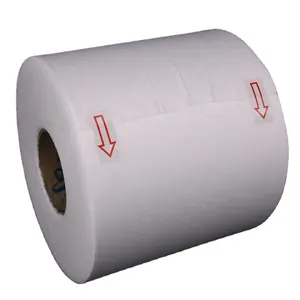40g plain pattern 20%rayon 80%pet spunlace non-woven fabric jumbo roll for wet tissue material