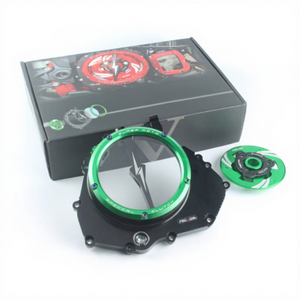 Couvercle latéral transparent du moteur et embrayage pour moto 500/500SE (Z500), matériau carré solide et résistant à l'usure - Product Image 1