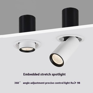 <span class=keywords><strong>Spot</strong></span> encastré télescopique anti-éblouissement tout aluminium pour éclairage intérieur - Vente directe usine - Product Image 2