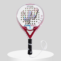 Raket Padel Desain Baru yang Dapat Dipersonalisasi dengan Logo Kustom - Permukaan Karbon 3K 12K 18K untuk Grosir OEM
