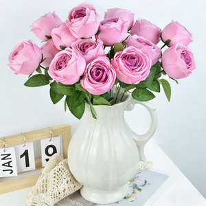 <span class=keywords><strong>Bouquet</strong></span> <span class=keywords><strong>de</strong></span> fleurs <span class=keywords><strong>de</strong></span> mariage 9 têtes <span class=keywords><strong>de</strong></span> roses artificielles, <span class=keywords><strong>bouquet</strong></span> <span class=keywords><strong>de</strong></span> mariée, arrangements floraux <span class=keywords><strong>de</strong></span> mariage, roses artificielles en <span class=keywords><strong>gros</strong></span> - Product Image 2