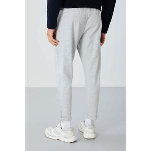 Pantalon de survêtement gris texturé pour homme, coupe standard - 82154 - Gris - Product Image 5