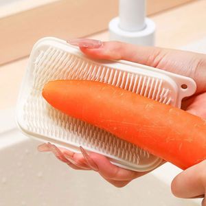 Multi-Functional Household Cleaning <b>Brush</b> Artifacts for Conveniently Cleaning Fruits and <b>Vegetables</b> Can Be Bent Arbitrarily - Product Image 1