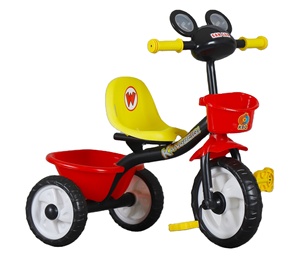 รถ<span class=keywords><strong>สามล้อ</strong></span>พลาสติก3ล้อสำหรับเด็ก1-5ขวบรถเข็นเด็กพร้อมจักรยานดีไซน์สำหรับชายหญิงรถ<span class=keywords><strong>สามล้อ</strong></span>ขนาด<span class=keywords><strong>เล็ก</strong></span> - Product Image 1