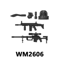 WM6169 Ingénieur Commandant Sniper Commando Scout Leader Mini Blocs de Construction en Plastique Éducatifs à Assembler Jouets pour Enfants