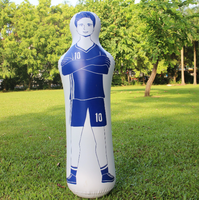 Gonflable pvc football mannequin de formation de football football mannequin gonflable gardien de but mannequin de formation