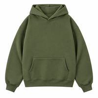 Sweat à capuche oversize personnalisé en mélange polyester-coton 500 GSM, imprimé, écologique, coupe ample, pour homme, idéal pour l'hiver