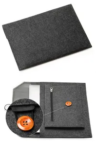 Chaude Feutre Sac D'ordinateur Portable 15.6 14.1 pour Macbook Air 13 Pro 11 12 15 Nouveaux Barre Tactile pour xiaomi Mi Notebook 13.3 Couverture