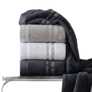 ชุดผ้าขนหนูอาบน้ำผ้าฝ้ายแท้ 35x75 ซม. 70x140 ซม. สีพื้น นุ่มสบายผิว สำหรับใช้ในบ้าน - Product Image 4