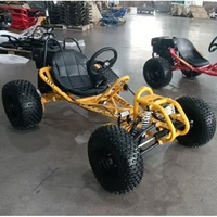Kart cross tout-terrain haut de gamme 420CC 15HP à suspension intégrale, durable, pour adulte, avec pneus larges de 8 pouces, accélération au pied, idéal pour les terrains boueux et les dunes
