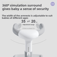 Siège de bain pour bébé anti-retournement en PP, support de douche antidérapant pour tout-petits avec cadre de sécurité triangulaire pour les enfants de 6 à 48 mois