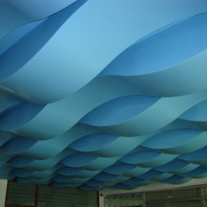 ألواح سقف زخرفية جميلة بتصميم موجي، ألواح سقف مستعارة بتصميم موجي - Product Image 4