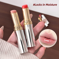 Bily Bear Rouge à lèvres pH changeant de couleur, baume hydratant teinté effet gelée, brillance aqueuse non collante, hydratant pour les lèvres, soin quotidien des lèvres