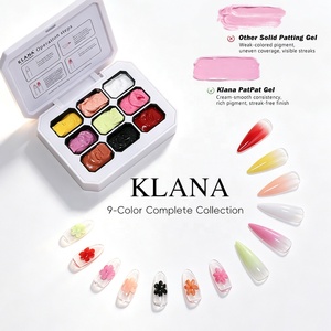 Set de 9 Colores para Pintar Uñas, Acabado Brillante Súper Suave, Cobertura Total, Pigmentación Uniforme, Gel Pat Pat - Product Image 2