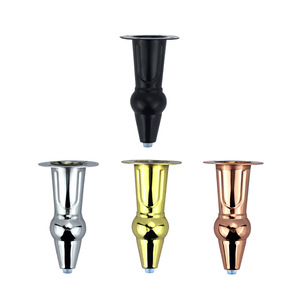 Metal Furniture <b>Leg</b> Gourd Shape Heavy Duty <b>Sofa</b> Table Support Modern Style - Product Image 5