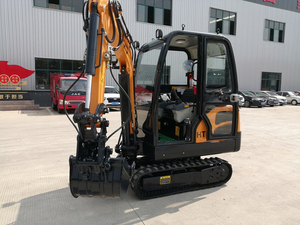 Mini excavadoras hidráulicas, maquinaria de construcción grande, 2 toneladas, en venta - Product Image 4