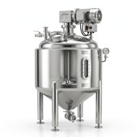 Fabricant de réservoirs de mélange en acier inoxydable personnalisés de 500L à 5000L, réservoir agité à double enveloppe pour la transformation des boissons et du lait