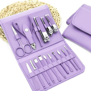 Professional 16-Piece Stainless Steel Beauty Instrument Set Manicure & Pedicure Tool Including Beauty Instruments with <b>Case</b> - Product Image 6