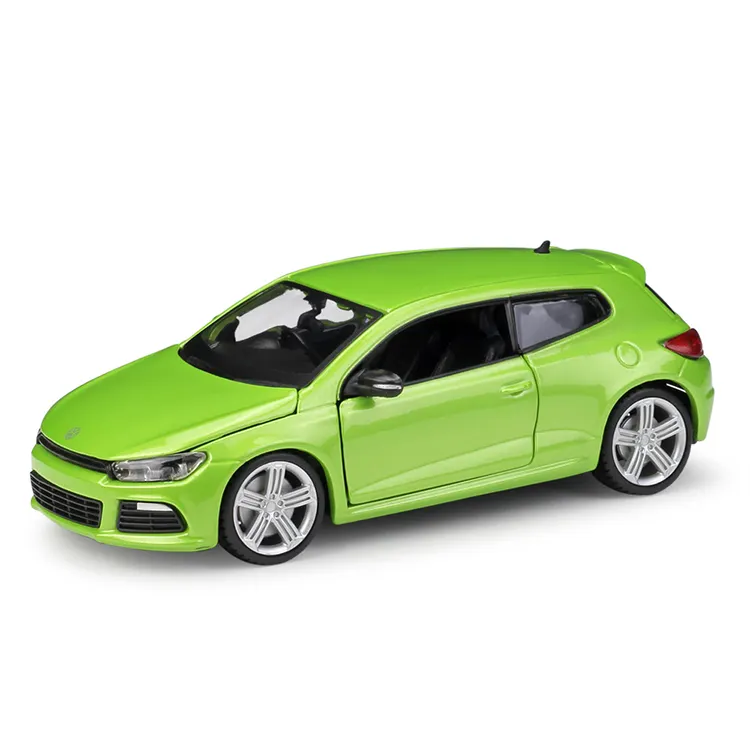 Bburago 1/24 Scirocco R литая модель автомобиля на заказ переднее колесо рулевое управление автомобилем модель из металла