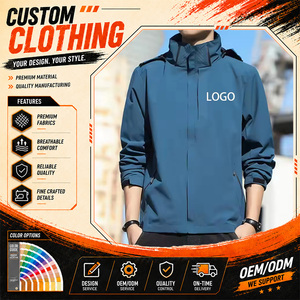 Veste d'extérieur imperméable à capuche, légère, respirante, durable, tendance, portable, prix d'usine - Product Image 1