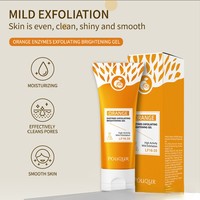 Gel exfoliant enzymatique à l'orange 100g – Nettoyant visage en gel, gommage exfoliant, crème éliminatrice de peaux mortes