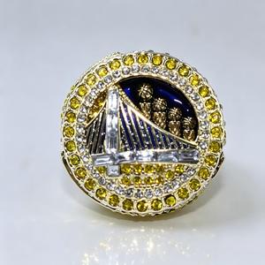 Anillo <span class=keywords><strong>de</strong></span> Campeonato <span class=keywords><strong>de</strong></span> los Golden State Warriors 2022, Giratorio, <span class=keywords><strong>de</strong></span> Aleación, Plateado en Plata 925, con Cristales <span class=keywords><strong>de</strong></span> Imitación, Personalizado, Estilo Hip Rock - Product Image 3