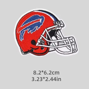 ป้ายทีมฟุตบอลรูปควายออกแบบได้ตามต้องการแผ่นเหล็กปักลายรูปทีมกีฬาของโค้ชมาร์วี่ Levy - Product Image 2