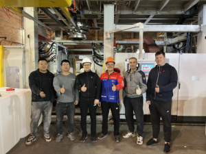 Hochwertige Kunststoff-Blas maschinen Chemische Fässer IBC-Tankbehälter-Blasform maschine - Product Image 6