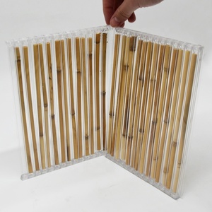 Panneau de toiture en <span class=keywords><strong>polycarbonate</strong></span> PC à double paroi de 10 mm, motif bambou, durable, moderne, pour l'extérieur, pour hôtels et parcs - Product Image 6
