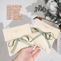 Pochette à bijoux haut de gamme en coton à chevrons, avec logo personnalisé imprimé, pour ceinture, emballage cadeau de mariage, pochette anti-poussière en coton