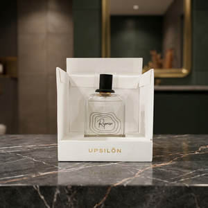 UPSILON 100 ML Eau de Parfum dans un coffret cadeau haut de gamme avec un design de flacon élégant, des sculptures et des accents décoratifs - Product Image 5