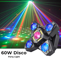 60W RGBW LED Moving Head Lights mit DMX512-Steuerung und 10000 Lumen für Bühnen- und DJ-Partybeleuchtung