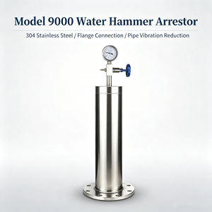 Eliminador de Impactos Tipo Pistón SS304 YQ9000X-16/25P, Dispositivo de Absorción de Sobretensiones para Sistema de Bombeo de Tuberías Contra Incendios DN50-DN450 - Product Image 2