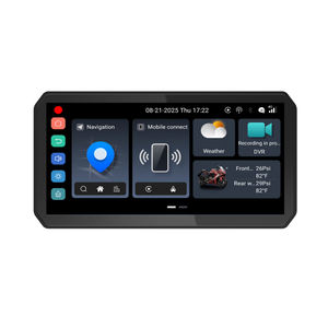 Pour <span class=keywords><strong>BMW</strong></span> uniquement, unité principale intelligente pour moto, écran IPS 6,1 pouces, Android 8 cœurs, CarPlay, 4G LTE, TPMS, enregistrement double 1080P, IP67 - Product Image 1