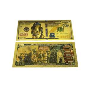 Star Wars beroemde filmfiguren gouden bladgoud bankbiljetten herdenkingsgeschenken worden gebruikt voor verzameling - Product Image 6