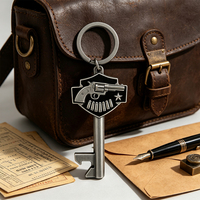 Porte-clés en métal personnalisé avec logo, en forme de clé, en alliage de zinc émaillé souple ou dur, porte-clés 3D pour voiture avec décapsuleur, cadeaux souvenirs