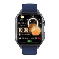 Fabrik-Bestseller 4G Smart-Armband GE500 TI AFE4950 Sensor EKG PPG Monitor SOS Notruf Quadratische Smartwatch