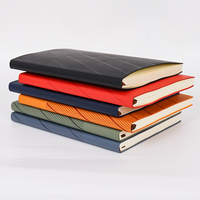 Carnet de notes A5 personnalisé en cuir PU gaufré, couverture rigide, agenda professionnel avec marque-page en ruban, pour cadeau d'entreprise