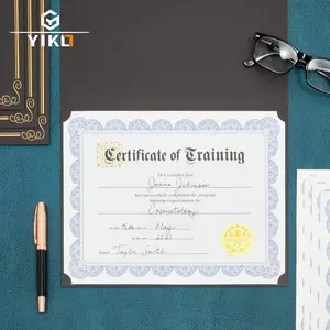 Benutzer definierte A4 University Graduation Diploma Certificate Cover und High School Certificate Diploma