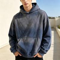 Sweat à capuche personnalisé avec logo imprimé délavé effet soleil, vente chaude, vêtement à capuche quotidien avec logo OEM
