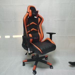 Livraison Gratuite DDP Chaise <span class=keywords><strong>Gamer</strong></span> Confortable Pivotante 2D en Cuir PU Bleue avec Accoudoirs en Acier pour PC Gaming - Product Image 6