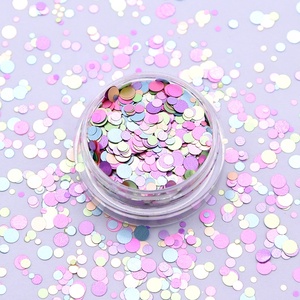 Bán Buôn Đầy Màu Sắc Chấm Đỏ Hình Glitter Sequin - Product Image 2