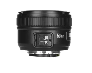 عدسة بؤرة مركزة بفتحة كبيرة متعددة الطبقات من YONGNUO YN50mm F1.8 AF MF عدسة بؤرة مركزة YN 50mm F1.8N لكاميرا Canon Nikon DSLR FX DX الإطارية