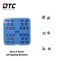 Supports orthodontiques auto-ligaturants à vente chaude modèle Roth/MBT Instruments dentaires certifiés ISO classe II en acier inoxydable Mini